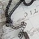 Винтаж: Колье - бохо с перьями. Редкость!. Колье винтажные. ВИНТАЖ + handmade. Ярмарка Мастеров.  Фото №6