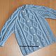 jacket 'Coral Reef' knitting ed. work, Sweater Jackets, Novokuznetsk,  Фото №1