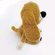  Собака "Дружок" из шерсти. Войлочная игрушка. Валяние с любовью (lovely-felting). Ярмарка Мастеров.  Фото №5