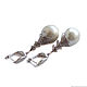 Earrings Big pearl. Earrings. little luxuries. Online shopping on My Livemaster.  Фото №2