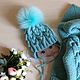 Knitted children's jumpsuit mint color. Overall for children. Mimi-detki. Online shopping on My Livemaster.  Фото №2