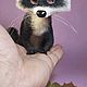 Енот "Клепа". Войлочная игрушка. Волшебный мир игрушек (Valyalechki). Ярмарка Мастеров.  Фото №5