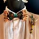 kit: Handmade bow tie and boutonniere. Butterflies. GooseTie. Bow tie feathers. Online shopping on My Livemaster.  Фото №2