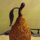 Светильник "Груша" - сидит груша нельзя скушать?:). Потолочные и подвесные светильники. Григорьева Надежда. Интернет-магазин Ярмарка Мастеров.  Фото №2