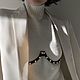 Портупея бра на грудь Bralette with pearls. Портупеи. Мария. Интернет-магазин Ярмарка Мастеров.  Фото №2