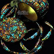 Украшения handmade. Livemaster - original item Enchanting Patchwork Jewelry Set (219) Designer Jewelry. Handmade.