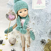 Куклы и игрушки handmade. Livemaster - original item New Year`s knitted set for dolls 26-33 cm.. Handmade.