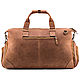 Leather travel bag 'Carcassonne '(brown crazy). Travel bag. Russian leather Guild. My Livemaster. Фото №4