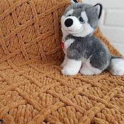 Работы для детей, ручной работы. Ярмарка Мастеров - ручная работа Knitted blanket for a newborn made of hypoallergenic yarn. Handmade.