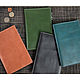 Genuine leather passport cover 'NYX' (black). Passport cover. EZCASE - Leather Design Studio. My Livemaster. Фото №5