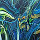 Картина жидким акрилом (fluid art) 40х50 см. Картины. Елена. Ярмарка Мастеров.  Фото №8