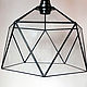 Order Hanging lamps Icosahedron. tiffanarium (Tiffanarium). Livemaster. . Ceiling and pendant lights Фото №3