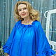 Combination: Nightgown made of blue cambric Vasilisa, a gift to the girl. Nightdress. Blouse Blues. My Livemaster. Фото №5