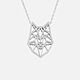 Кулон Wolf (Волк) с цепочкой | Серебро | Коллекция Geometry. Кулон. Totemica-тотемные животные и символы. Ярмарка Мастеров.  Фото №10