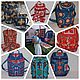 Backpack patchwork, Women's,of Textile,Large, urban, Patchwork, Backpacks, Novosibirsk,  Фото №1