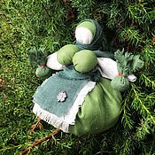 Фен-шуй и эзотерика handmade. Livemaster - original item Doll herbalist Zelenushka, potbelly amulet of health. Handmade.