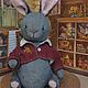 Заказать Тедди кролик Сэр Морковкин. O'Teddy. Ярмарка Мастеров. . Тедди Зверята Фото №3