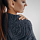 Вязаный жилет "Кучинелли" для женщин из пряжи альпака. Жилеты. LADYS ЛЮ (fashion knitting). Интернет-магазин Ярмарка Мастеров.  Фото №2