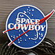 Патч:  Space Cowboy. Шеврон. Нашивка, Нашивки, Москва,  Фото №1