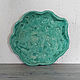 Plato de laguna Azul. Dish. Ceramics by Xenia Gold (x-ceramics). Интернет-магазин Ярмарка Мастеров.  Фото №2