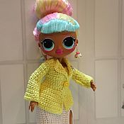 Куклы и игрушки handmade. Livemaster - original item Cotton Jacket and Top for Lol omg doll. Handmade.