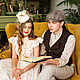 Sombrero con velo ' Leche'. Hats1. Novozhilova Hats. Online shopping on My Livemaster.  Фото №2