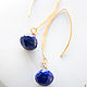 Серьги Шьяма. Серьги классические. Beaux Bijoux (Зиборова Евгения). Интернет-магазин Ярмарка Мастеров.  Фото №2