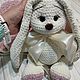  Зайка. Мягкие игрушки. Petelki-klubochki-2. Ярмарка Мастеров.  Фото №5