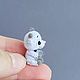 Заказать Миниатюрный вязаный козленок для кукольного домика. Microtoys_by. Ярмарка Мастеров. . Мини фигурки и статуэтки Фото №3