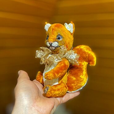 Куклы и игрушки ручной работы. Ярмарка Мастеров - ручная работа Игрушка Тедди Белочка.. Handmade.