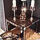 Интерьерный столик " СОВРЕМЕННЫЙ  ВИНТАЖ''. Столы. ELAVEREL (the ART of fine handmade). Интернет-магазин Ярмарка Мастеров.  Фото №2
