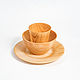 Wooden children's tableware made of solid solid wood. IND2. Shot Glasses. ART OF SIBERIA. My Livemaster. Фото №5