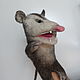 Toy on hand possum small. Theatrical puppets, Puppet show, Rostov-on-Don,  Фото №1