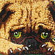 Заказать Картина "Собака", вышитая бисером. Елена (cat-fold). Ярмарка Мастеров. . Картины Фото №3