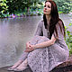 Заказать Вязаное платье "Ажур". EggeKnitShop.Магазин вязаной одежды. Ярмарка Мастеров. . Платья Фото №3