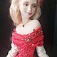 Бубновая дама. Интерьерная кукла. Анна Фадеева (rifania-dolls). Интернет-магазин Ярмарка Мастеров.  Фото №2