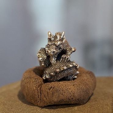 Украшения ручной работы. Ярмарка Мастеров - ручная работа Бусина "Смауг". Handmade.