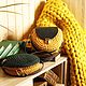 Круглая сумка "Изумруд". Сумка через плечо. KnitoMania. Ярмарка Мастеров.  Фото №4