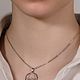 Серебряный кулон в виде пловчихи стиль Баттерфляй. Подвеска. Sabira Jewelry. Ярмарка Мастеров.  Фото №12