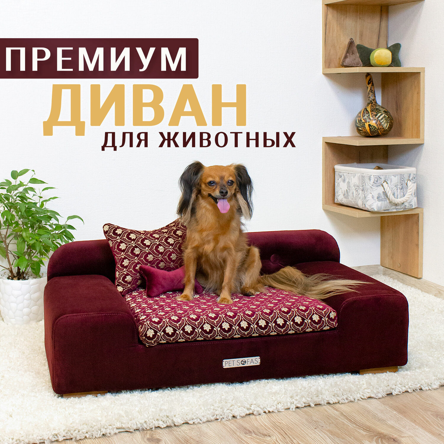 Лежак диван гамма для собак