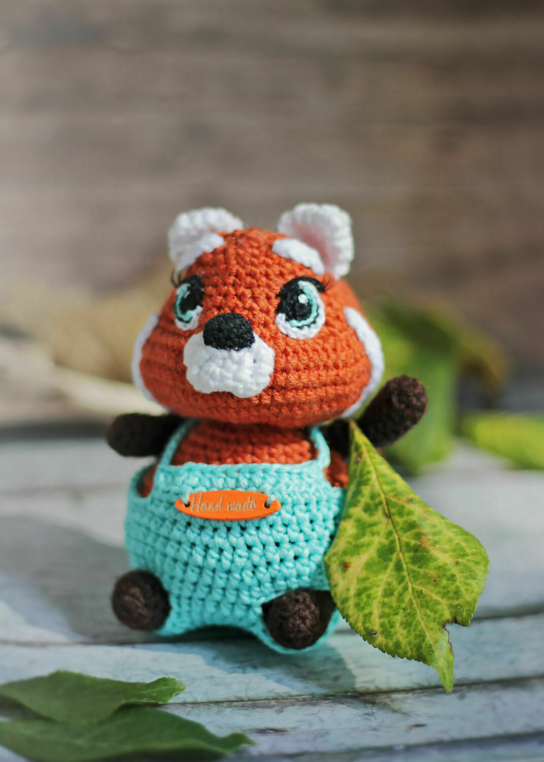 Игрушка амигуруми красная пандочка в интернет-магазине на Ярмарке ...