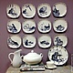 Painted porcelain Collection plates Kittens 12 pieces, Plates, Kazan,  Фото №1