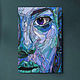 Copy of Copy of The painting on wood 50x75sm "Cosmo", Pictures, Moscow,  Фото №1