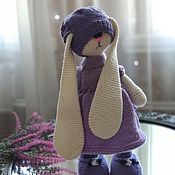 Куклы и игрушки handmade. Livemaster - original item Knit Bunny in dress. Handmade.