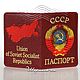 Вышитая с вашим ФИО обложка для паспорта =Рожденный в СССР= Мужу, папе. Именные сувениры. Вышитые именные вещицы. Шармель-ка. Ярмарка Мастеров.  Фото №5