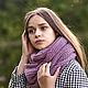 Order Snudy: Snood in 2 turns of kid mohair knitted for women. Scarfland. Livemaster. . Snudy1 Фото №3