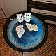 Столик море кофейный, журнальный. Столы. Сувениры, авторские изделия. Lyubov Meshcheryakova. Ярмарка Мастеров.  Фото №4
