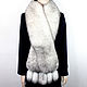 Luxury scarf boa fur Finnish Voile Arctic Fox VN-3. Scarves. Mishan (mishan). My Livemaster. Фото №4