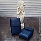Сигаретница Blue Nature Classic Box. Портсигары. Сумки из кожи ANGELDEMONS  design. Ярмарка Мастеров.  Фото №5