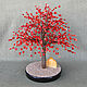 Red coral tree 'Purse of happiness'. Trees. World of creativity. My Livemaster. Фото №6